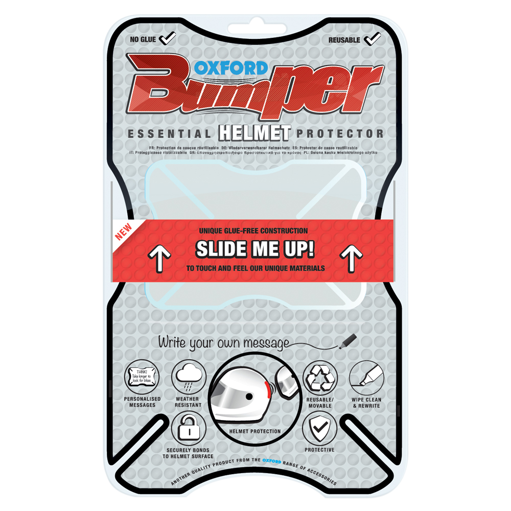 Oxford Oxford Transparent Helmet Bumper